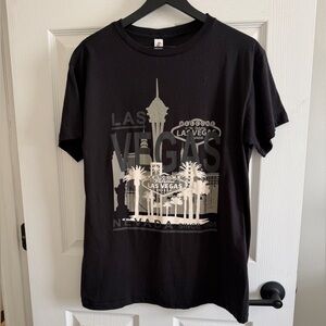 Las Vegas Graphic Black T-Shirt